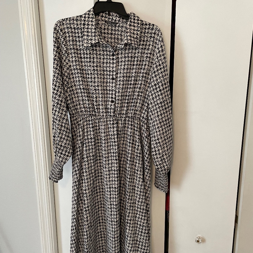 Houndstooth Dress